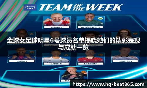 全球女足球明星6号球员名单揭晓她们的精彩表现与成就一览
